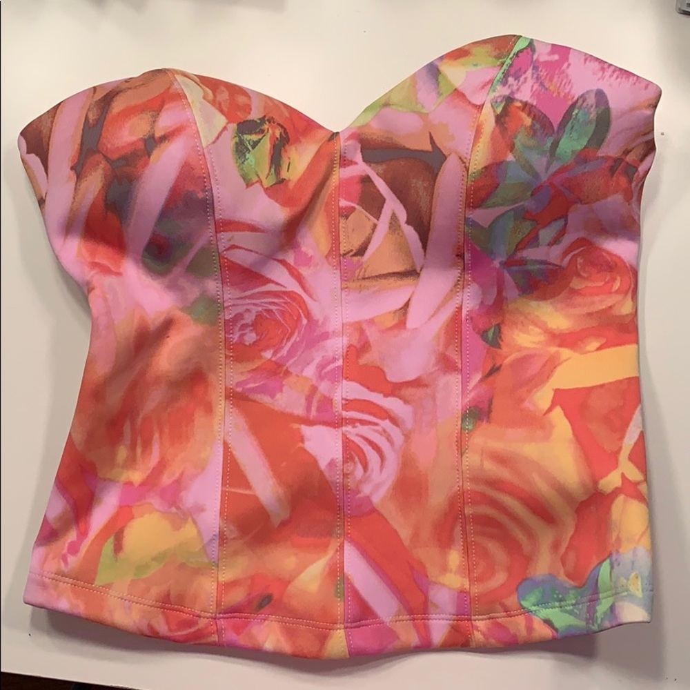 Guess Floral Crop Top